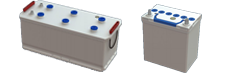 Car battery containers Inchesenet IE